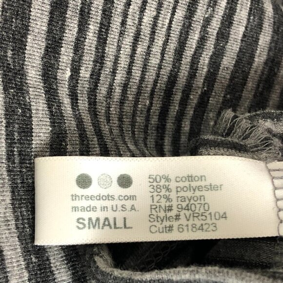 Three Dots T Shirt Striped Dress - Gorpcore - Picture 5 of 7